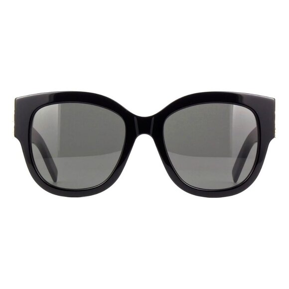 New SAINT LAURENT Black Square SL M95/F 001 Sunglasses Women - Picture 2 of 7